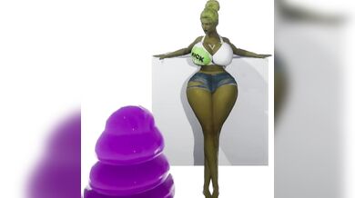 Watch as our beautiful heroine gets ravaged by a slimy tentacle monster that was accidentally created through Kickstarter funding!