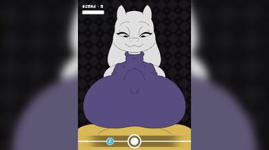 Watch Toriel, the goat mom, beat her son in a sexually charged banging session without any misses