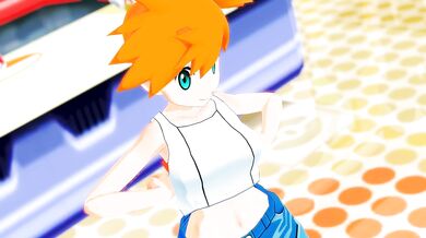 Roughing it in the Rustic Cabin with Misty and her Pokemon Cloth Physics Striptease!