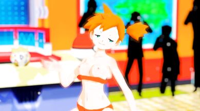 Roughing it in the Rustic Cabin with Misty and her Pokemon Cloth Physics Striptease!