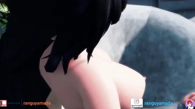 Erotic Mascot Creampie: POV from Velvet the MMD Doll