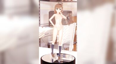 Misaka Naked Figure GIF