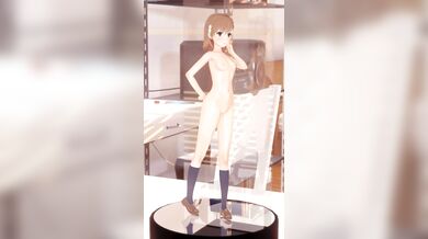Misaka Naked Figure GIF
