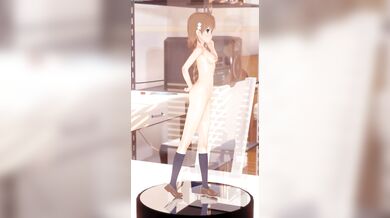 Misaka Naked Figure GIF