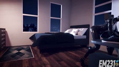 Watch this hot and sexy video of Sombra from Overwatch, as she strips out of her tight costume and gets fucked hard by a mysterious stranger