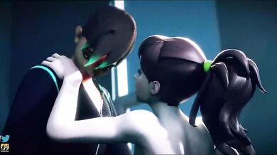 Watch this hot and sexy video of Sombra from Overwatch, as she strips out of her tight costume and gets fucked hard by a mysterious stranger