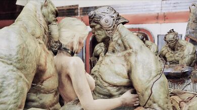 Ciri in Trouble after Fallout 4 Nuclear Explosion