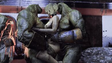 Ciri in Trouble after Fallout 4 Nuclear Explosion