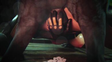 Mirandas Dog licking her pussy