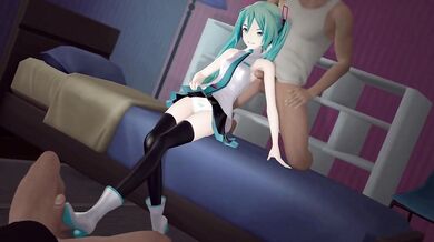 Inside the Virtual Reality Simulation, Miku Gets Sexually Assaulted