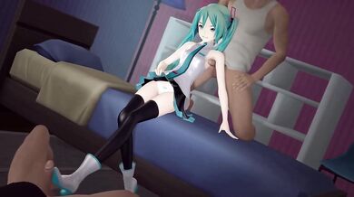 Inside the Virtual Reality Simulation, Miku Gets Sexually Assaulted