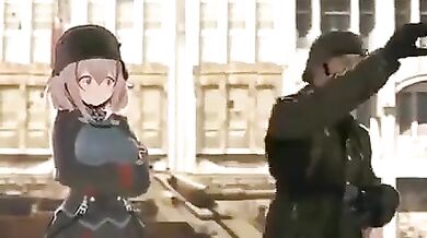 Sexy Soldiers Boobalicious Slapfest