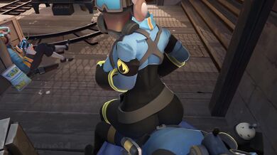 Sexy MILF with big tits gets fucked in every hole while bouncing on the bed!