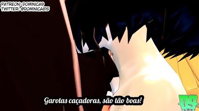 Team RWBY Gets Gangbanged (Brazilian Portuguese Translated)