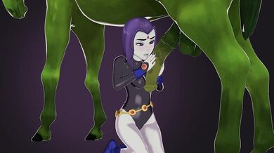 Raven X Beast Boy (horse) skuddbutt