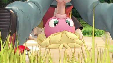 Pornstar Smoochum, your favorite plushie Pokemon gets completely destroyed by two hot girls in a threesome scene!