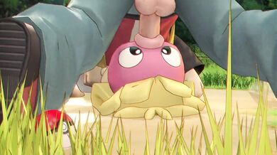 Pornstar Smoochum, your favorite plushie Pokemon gets completely destroyed by two hot girls in a threesome scene!