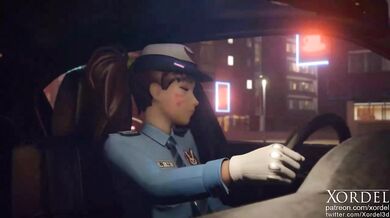 Cop Forceful Love Making with Overwatchs DVa