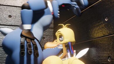 Sexy Chicas Withered and Bonnies Flesh-Licking Oral Delight