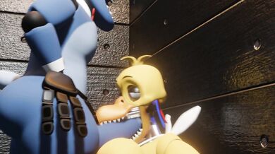 Sexy Chicas Withered and Bonnies Flesh-Licking Oral Delight