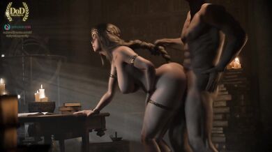 Queen Marika Bends Over and Over Again in a Loop of Sensual Pleasure