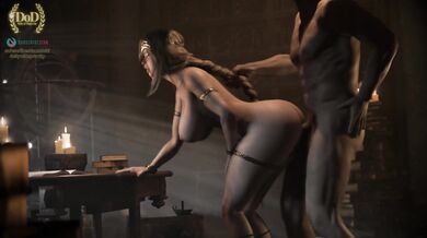 Queen Marika Bends Over and Over Again in a Loop of Sensual Pleasure