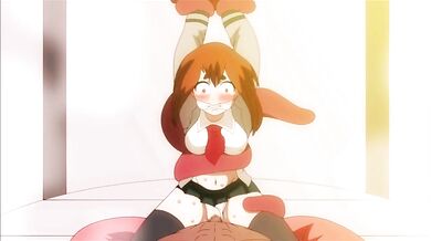 Watch as the villainous tentacles of Ochako Urarakas wildest dreams ra*pe her body, leaving her helpless and begging for more