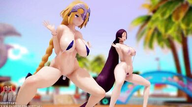 The fate grand order Jeanne-Raikou Gimme That