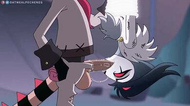 This hot, young stud Striker is ready to show off his knife to the beautiful Stolas OatmealPechneg will definitely be pleased with this sexy scene!