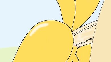 Piggyback ride on my anal pussy!