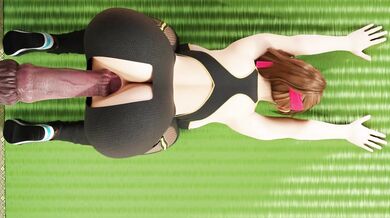 Sweaty Tiger Stripes Gets Dirty In Her Yoga Mat [The Dirt Den]