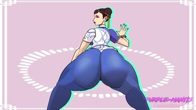 Watch as the legendary Street Fighter character, Chun-Li, celebrates her birthday by twerking in this epic porn parody!