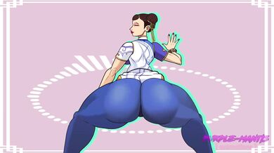 Watch as the legendary Street Fighter character, Chun-Li, celebrates her birthday by twerking in this epic porn parody!