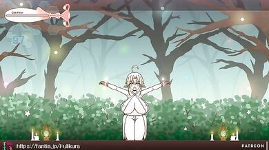 In the forest, a group of witches prepare for an ancient ritual to impregnate a young maiden with their gods seed