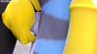 DahSharky and her Futa Dom, voiced by Sexy Silver Star and Kalieth VA, take on a new client