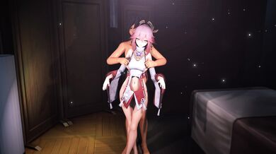 Watch Yae Miko tease and please in this hot hentai porn video!