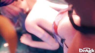 Revenge of the Sexy Demoness: Kokomi and Sangonomiya - Never Surrender [Full] [Hentai]