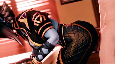 When Sati meets DominatheCat, they both get hot and steamy in the kitchen while making a delicious hot dog!