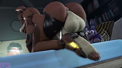 Freddy Fazbear and the Sister Location - A Scarlet Self Footjob