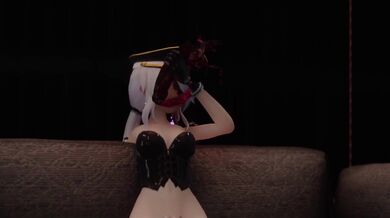 A hot Hentai moment between a mysterious insect and a sexy woman on a couch, will leave you begging for more!