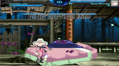 The Legend of the Dragon and the Vixen: Morrigans Doggy Style Mugen Kuromaru Romp