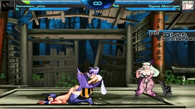 The Legend of the Dragon and the Vixen: Morrigans Doggy Style Mugen Kuromaru Romp