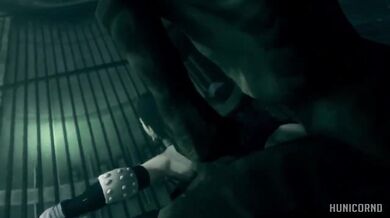 Watch as Tifa and Game Over get it on in scene 001 of HunicornD!