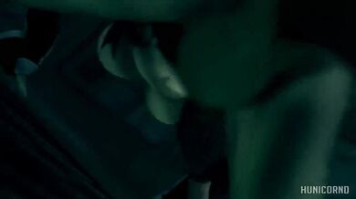 Watch as Tifa and Game Over get it on in scene 001 of HunicornD!