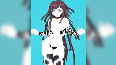 Mikan Tsumiki, the sexy cowgirl, rides her sturdy bull in a seductive bikini