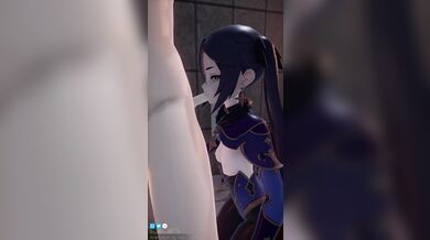 Mona gets a BJ and fucks the whole class [Akt]