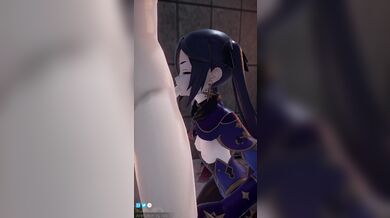 Mona gets a BJ and fucks the whole class [Akt]