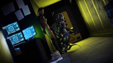 Hardcore MILF in Office Worships Red Lipstick!