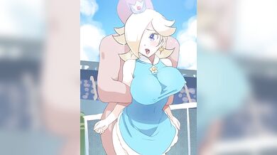 Rosalina and the Hidden Hole - A Porn Parody