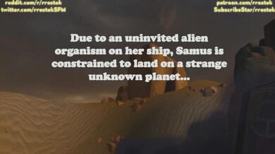 Samus Aran on a Strange Alien Planet Part 1 - Rrostek